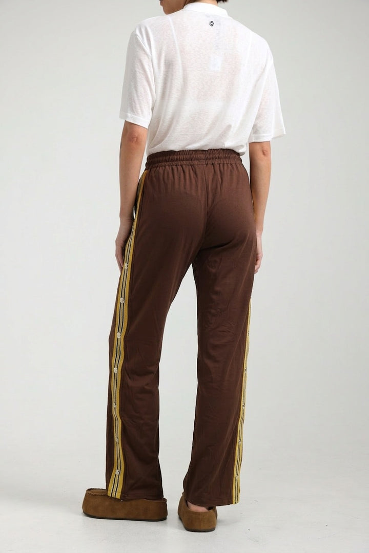 Popper Brown/Mustard Joggers