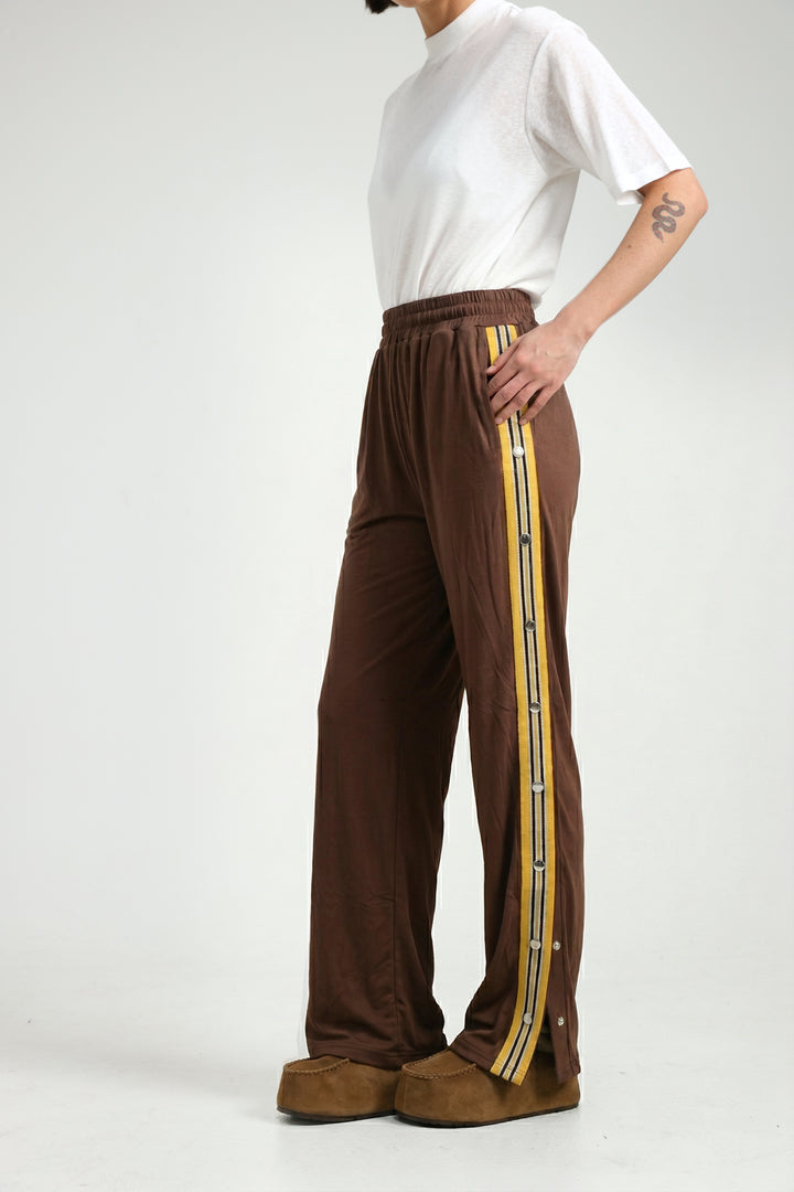 Popper Brown/Mustard Joggers