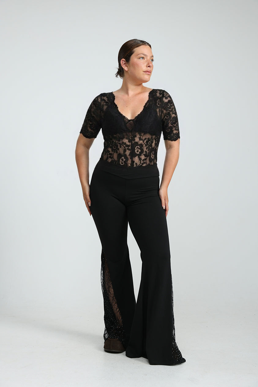 Bass Black Lace Bodysuit
