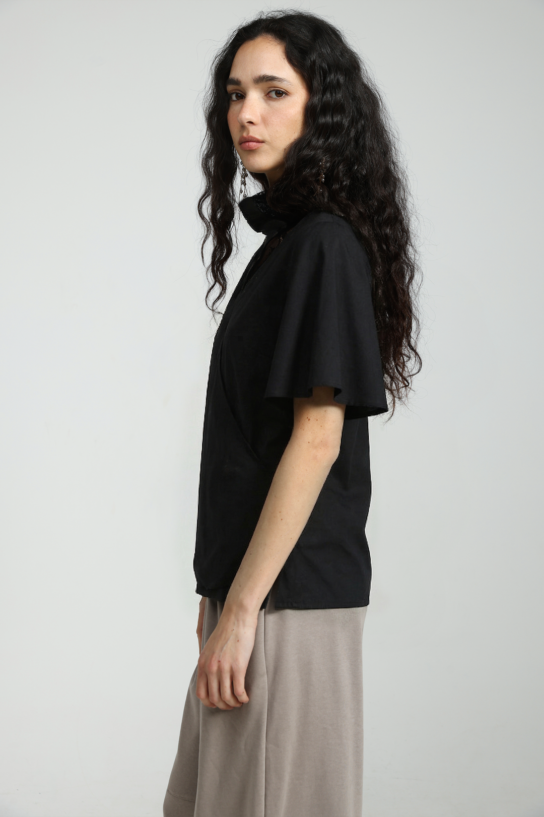 Adamon Black Lace Polo