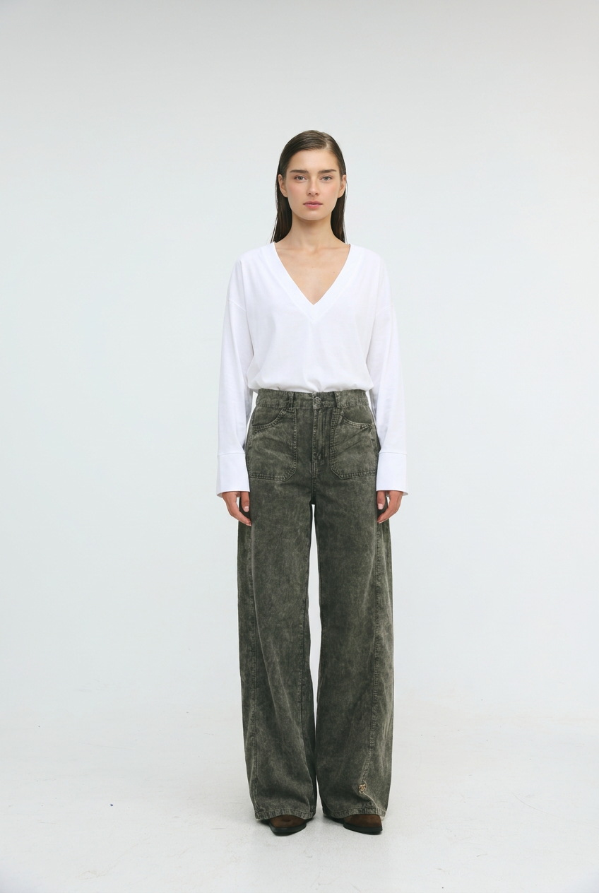 Star 546 Grey Corduroy Denim