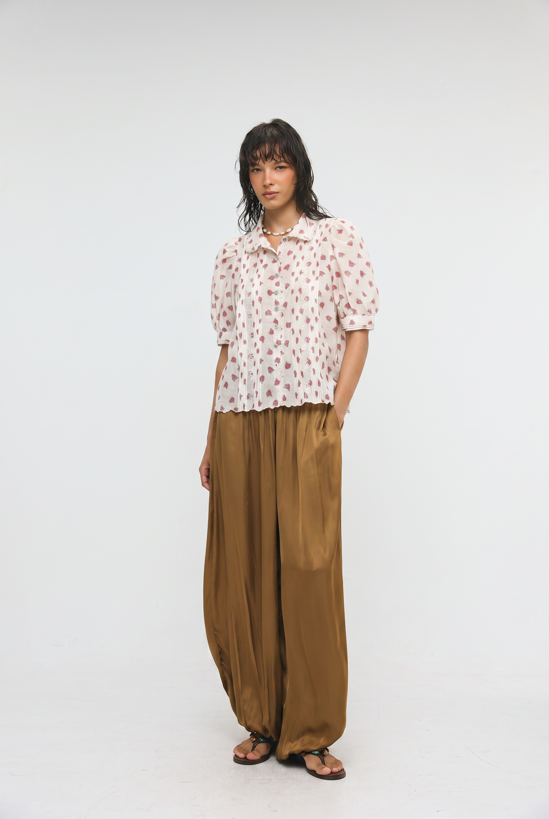 Floral Cream Blouse