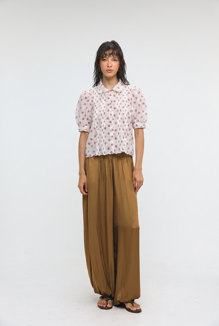Floral Cream Blouse