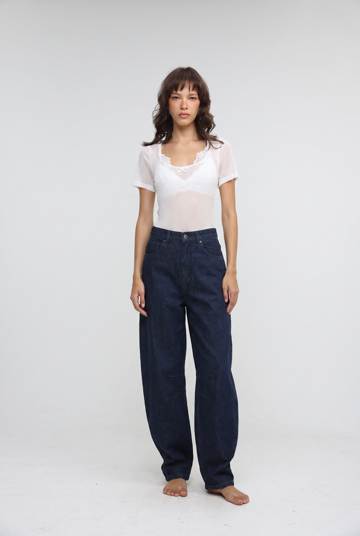 Star 731 Dark Blue Barrel Denim