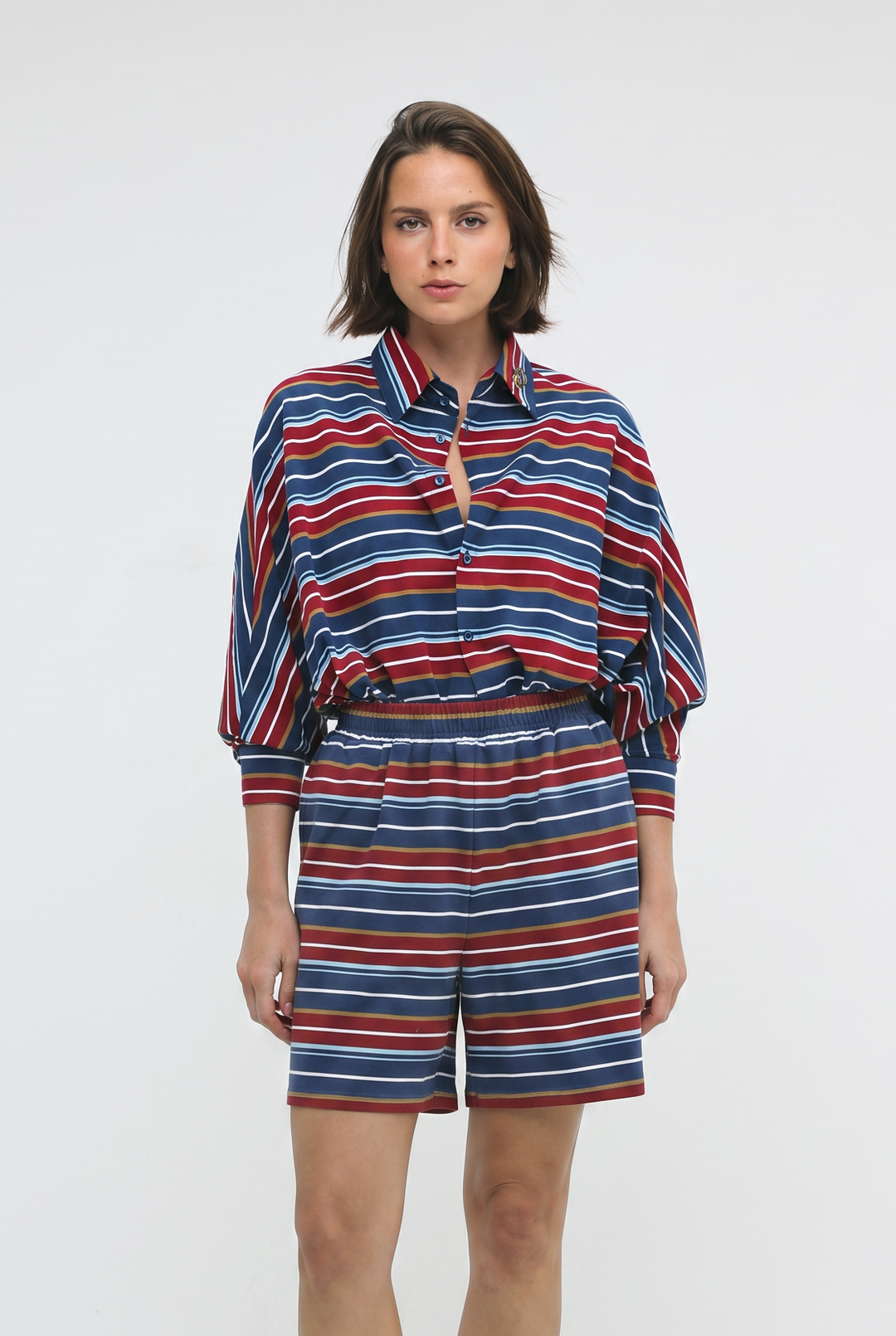 Crossing Wine Stripes Polo