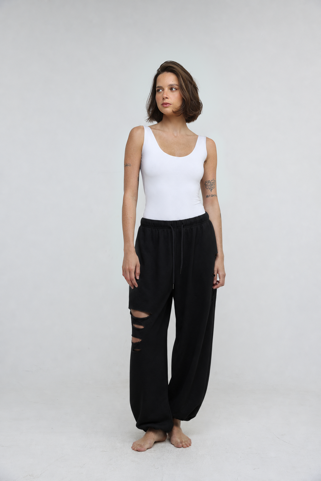 Scissors Black Joggers