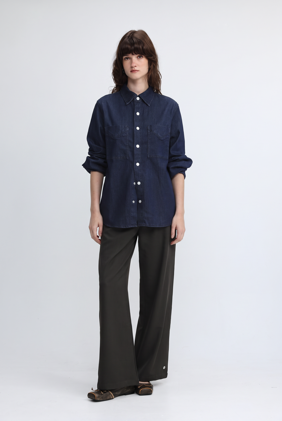Star 776 Dark Blue Denim Shirt