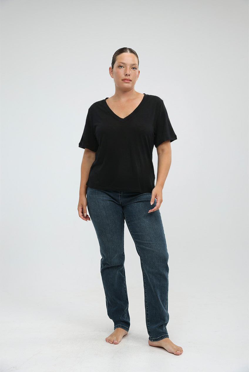 Clean51 Black V T-Shirt