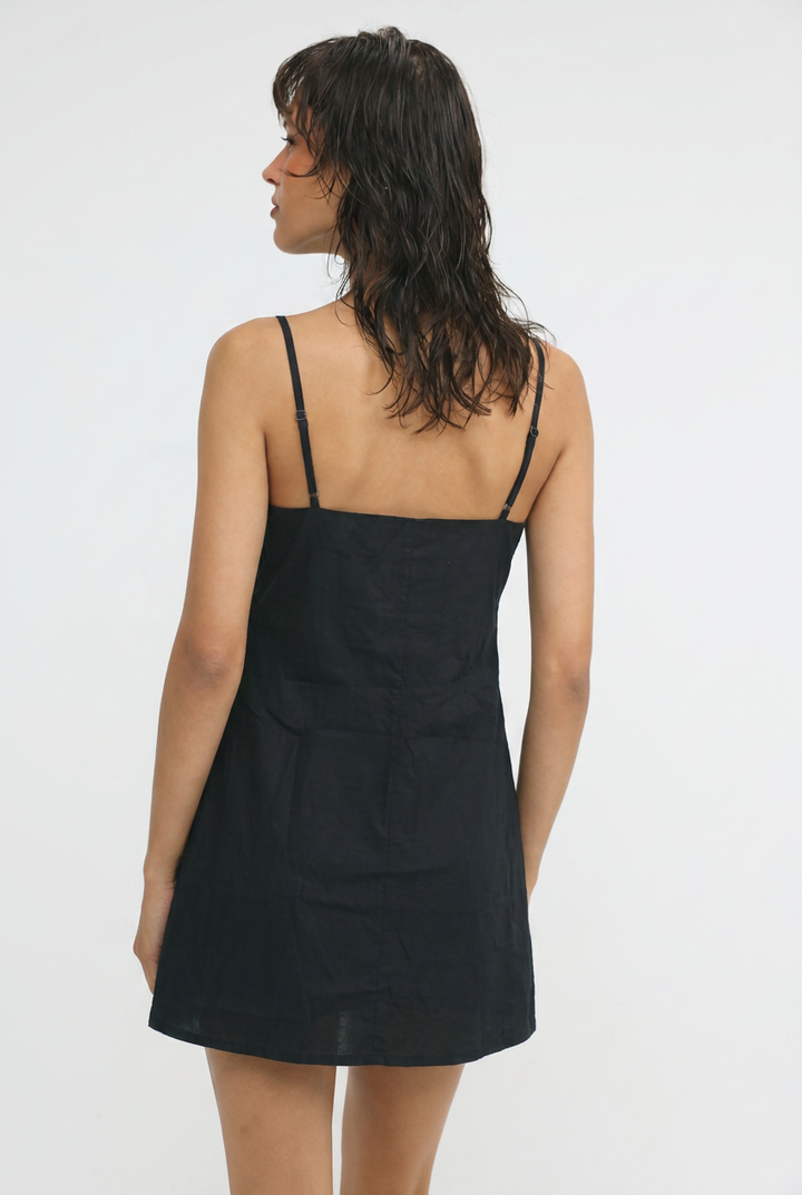 Capri Black Mini Dress