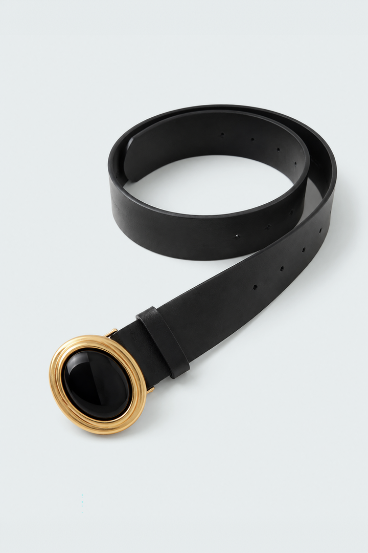 Black Oval Belt