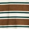 Adamon Brown Striped Polo