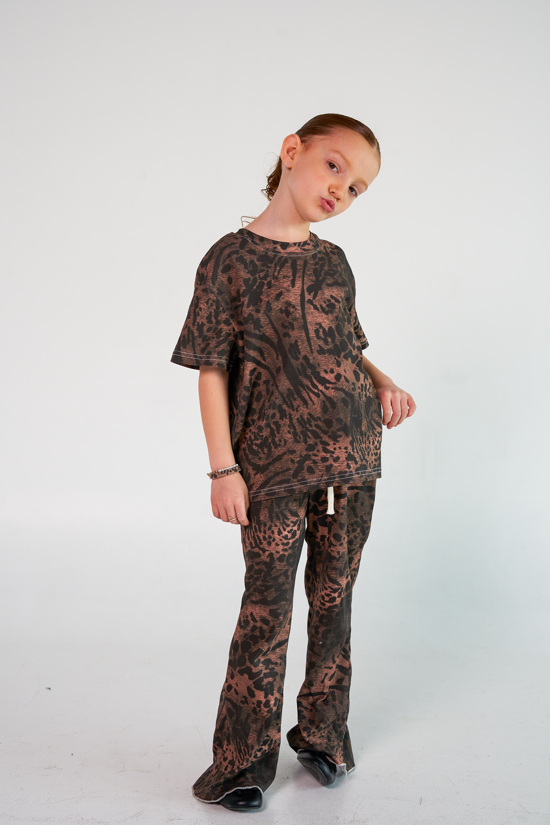 Collab Leopard Kids Set