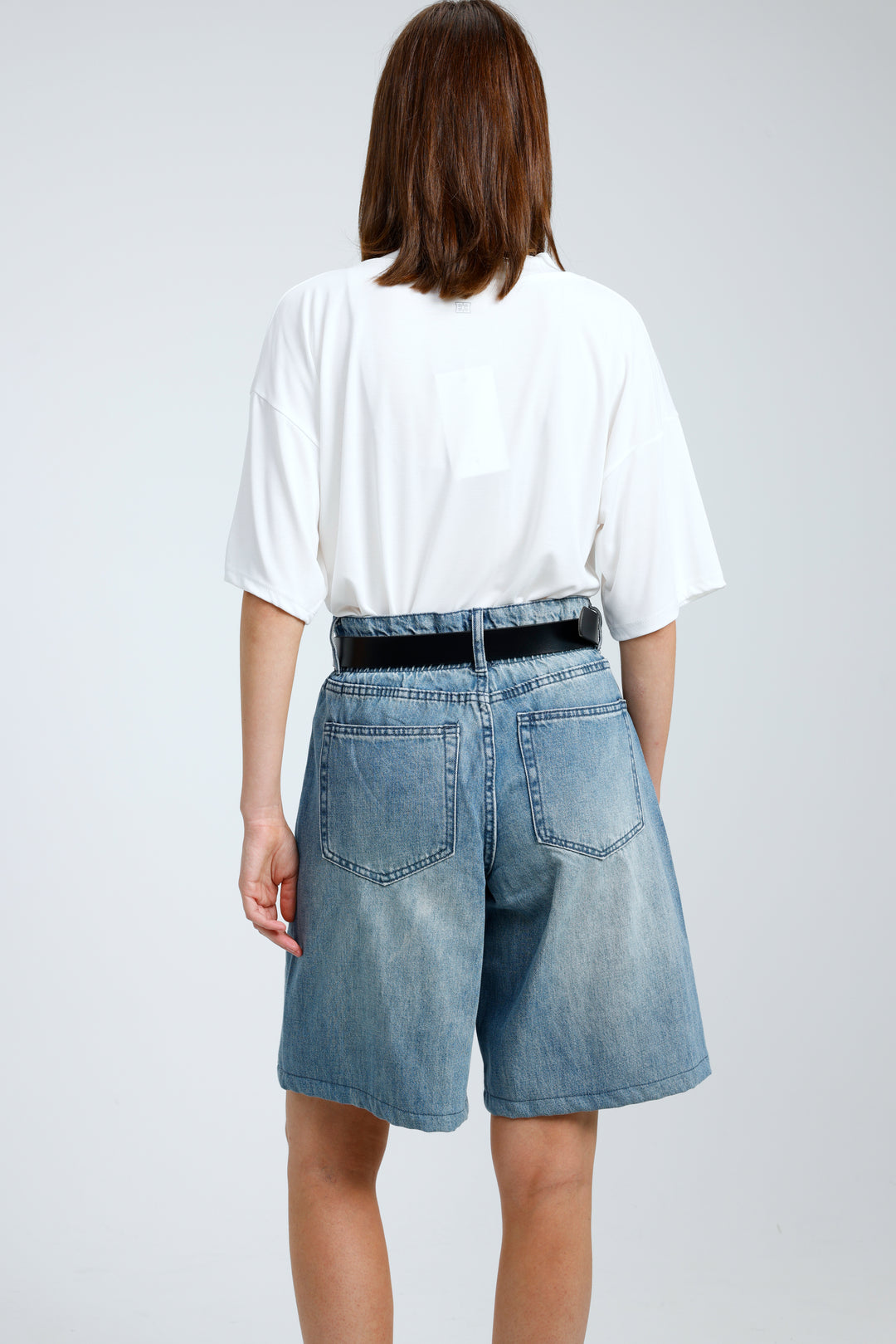 Star 550 Blue Denim Shorts