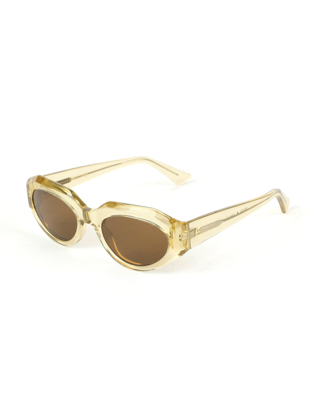 See You No.2 Blonde Sunglasses משקפי שמש מיוחדות בצבע בלונד שקוף 