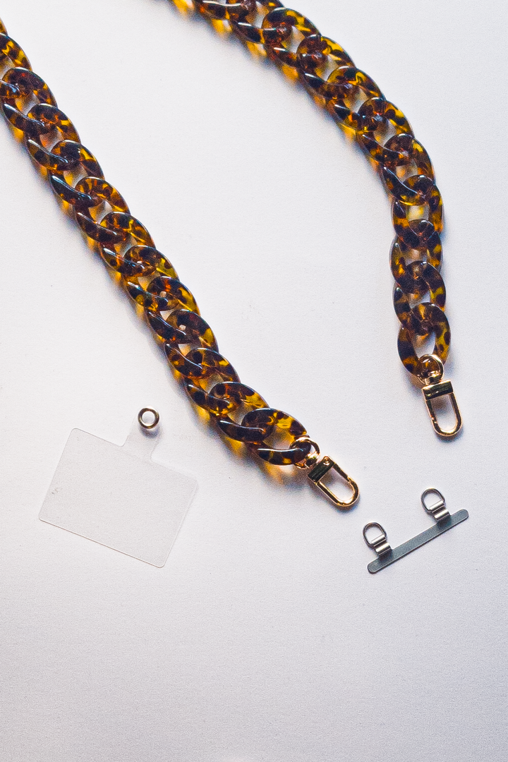 Leopard Chain Phone Strap