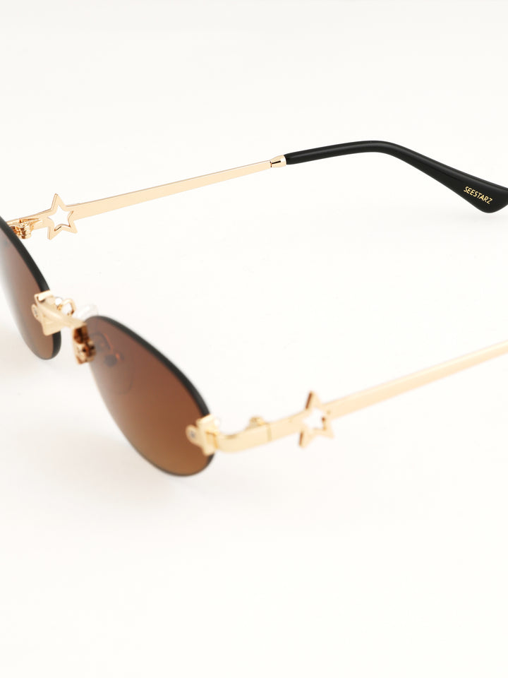 See You No.18 Gold Sunglasses