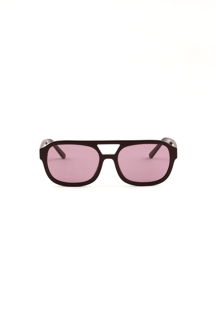 See You No.14 Burgundy Sunglasses