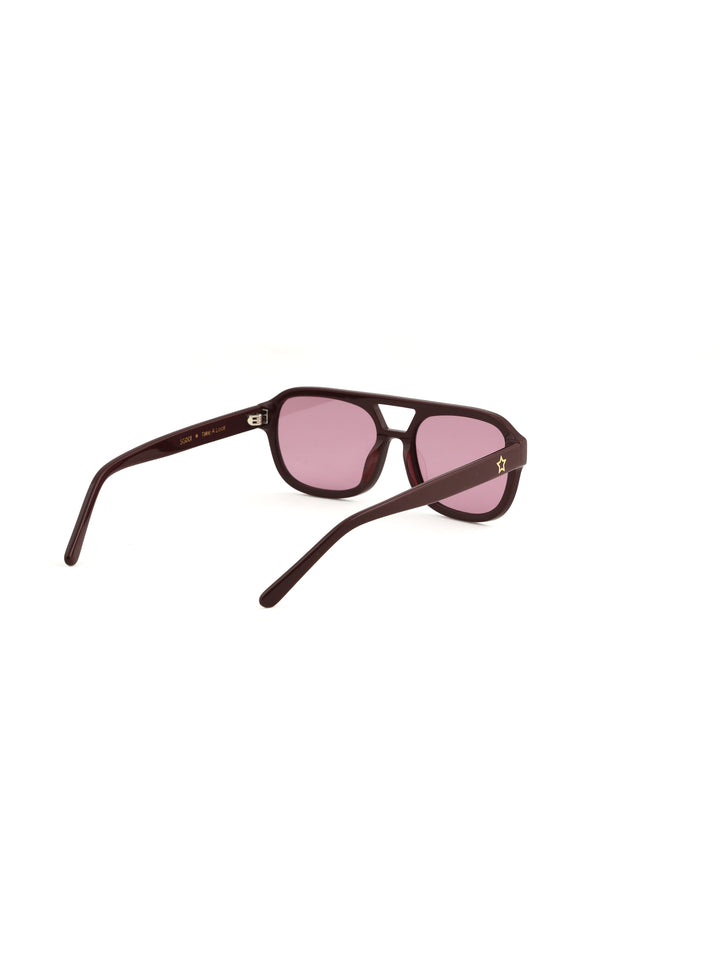 See You No.14 Burgundy Sunglasses