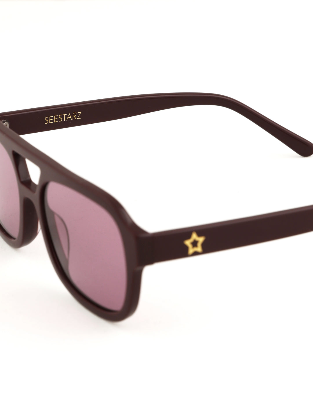 See You No.14 Burgundy Sunglasses