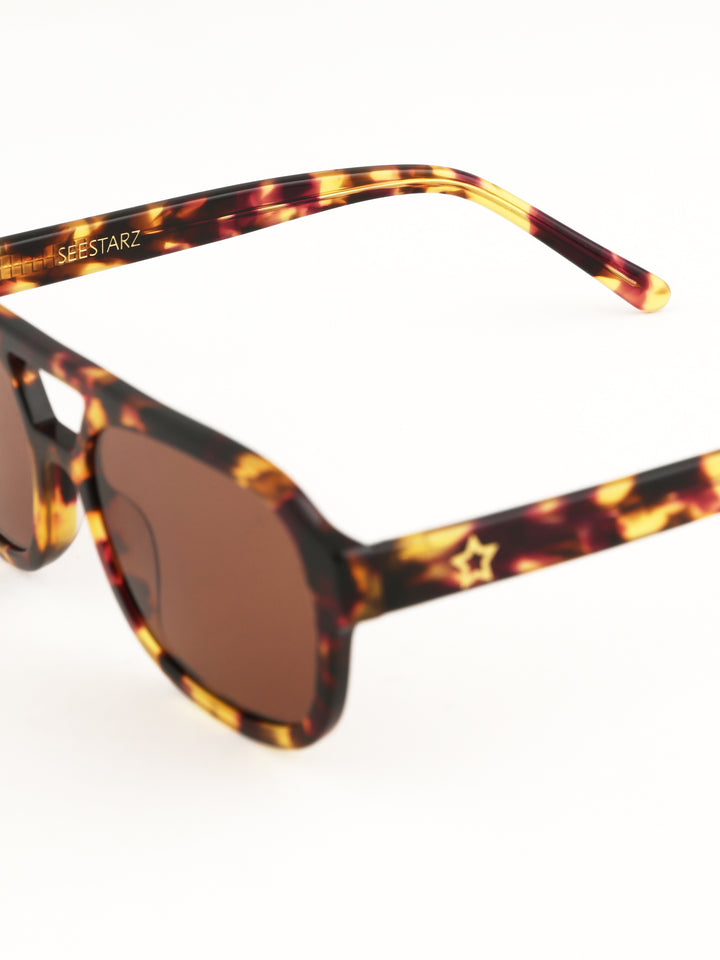 See You No.14 Leopard Sunglasses