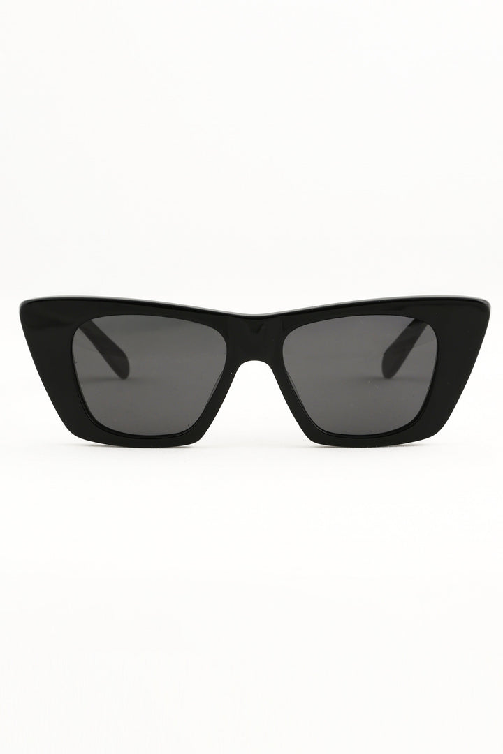 See You No.17 Black Sunglasses