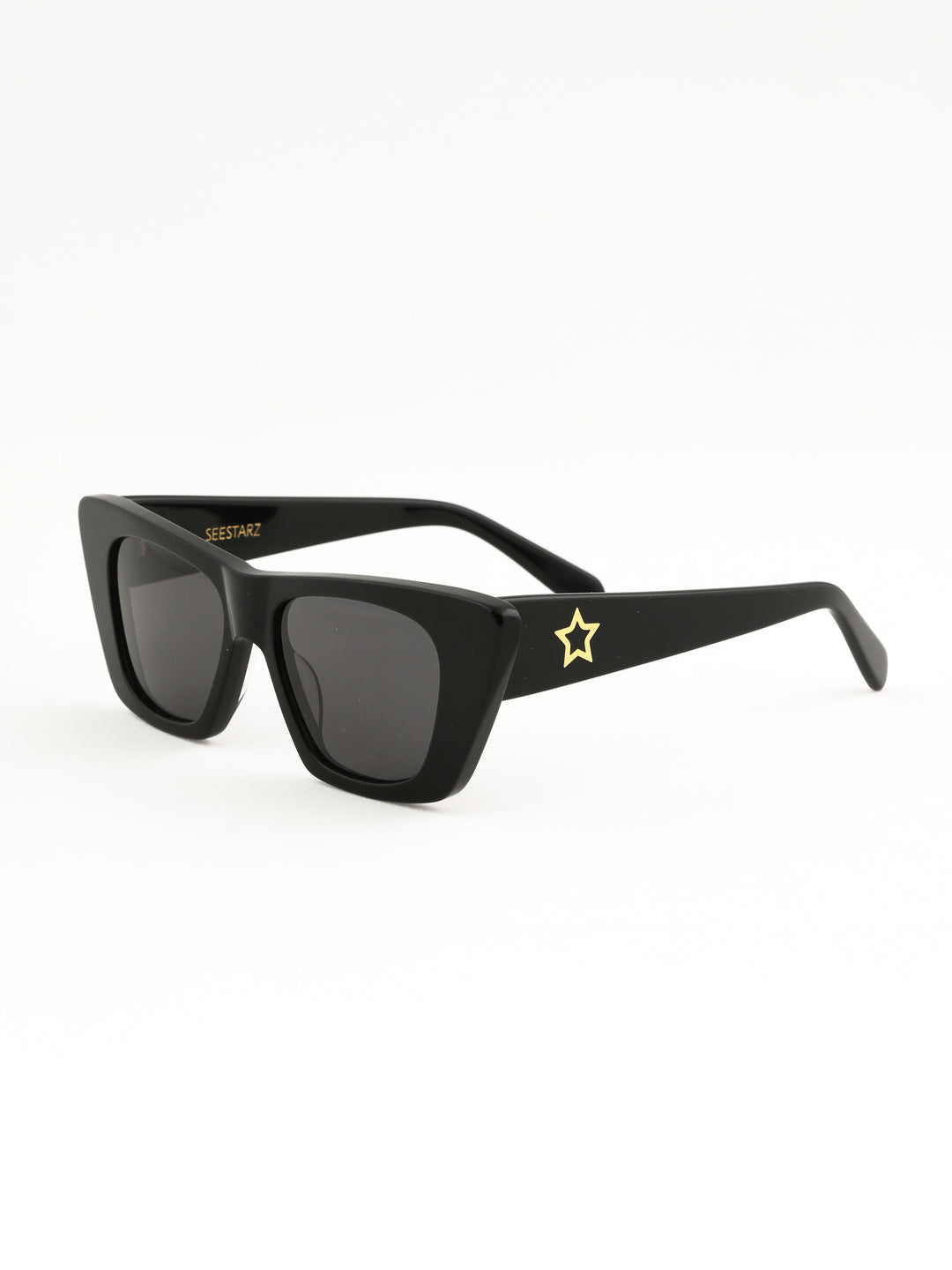 See You No.17 Black Sunglasses