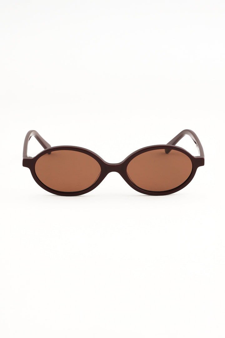 See You No.16 Burgundy Sunglasses