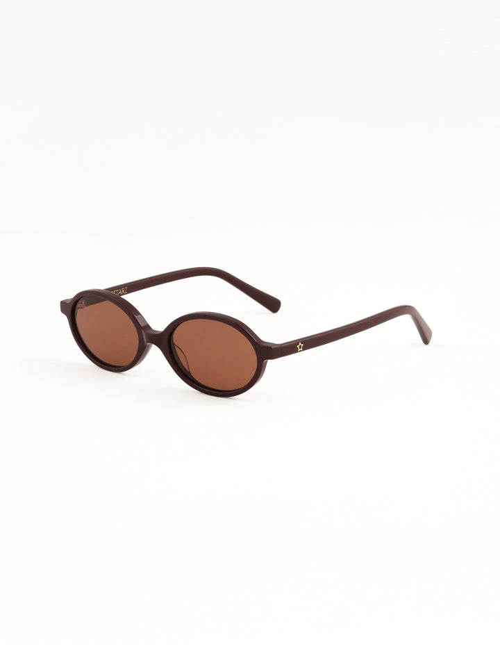 See You No.16 Burgundy Sunglasses