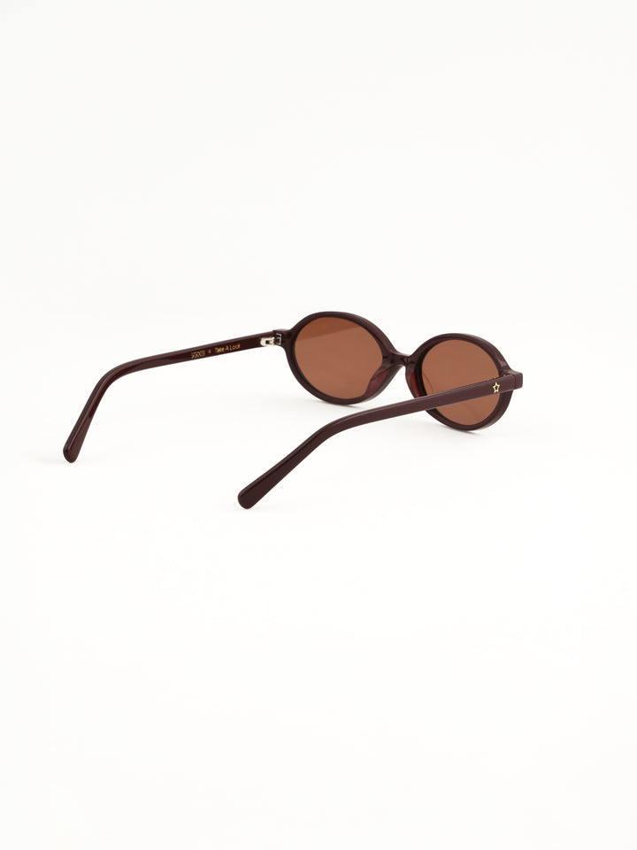 See You No.16 Burgundy Sunglasses