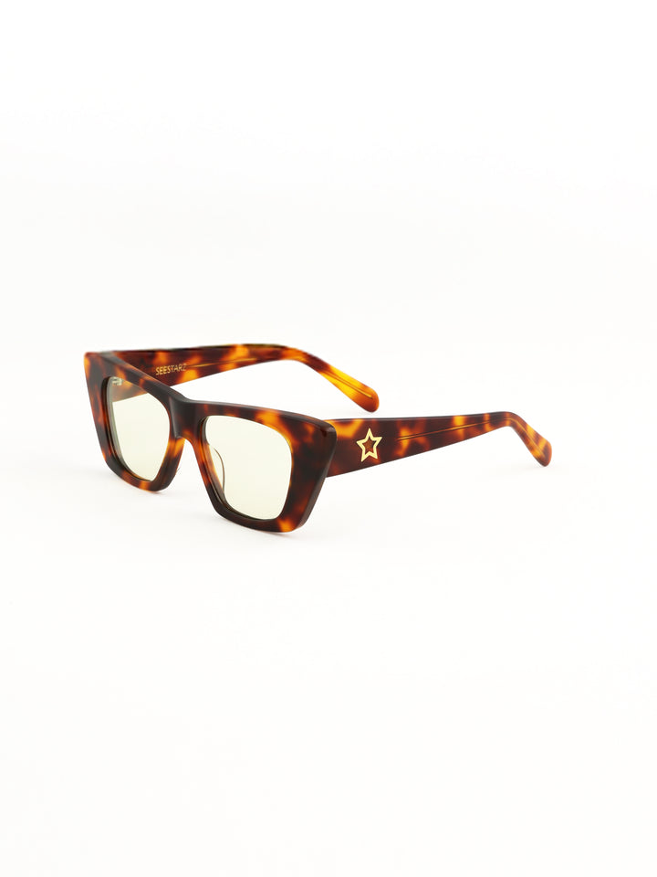 See You No.17 Light Leopard Sunglasses