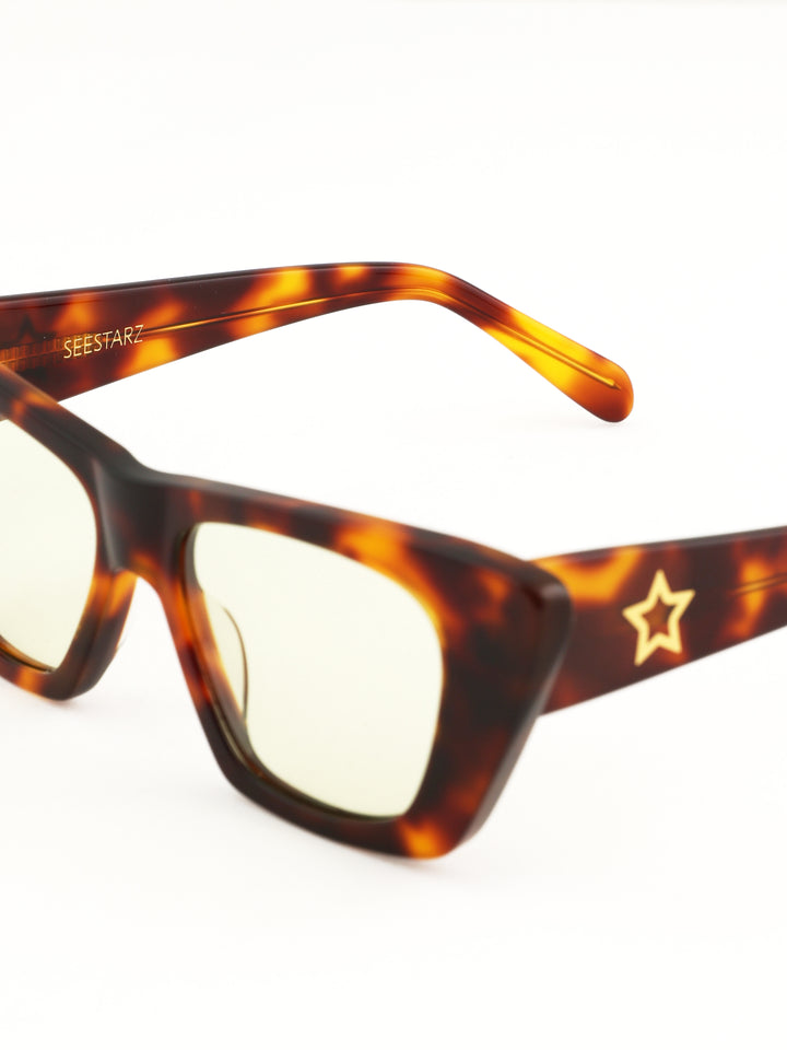 See You No.17 Light Leopard Sunglasses