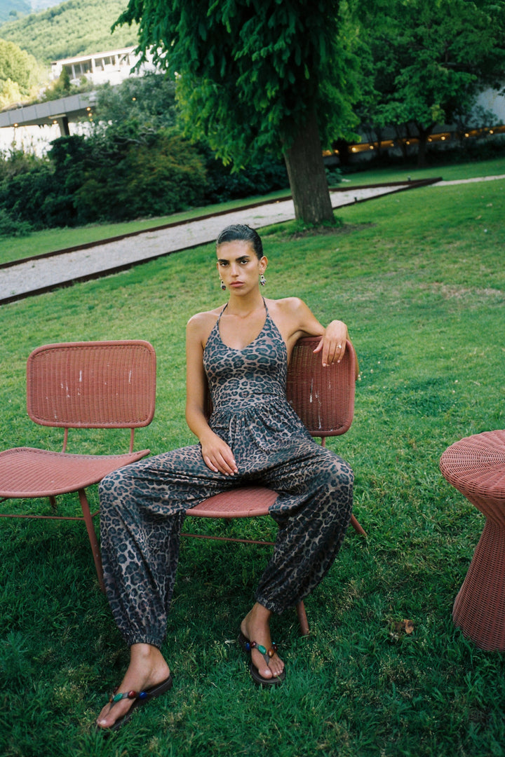 Core Leopard Jumpsuit