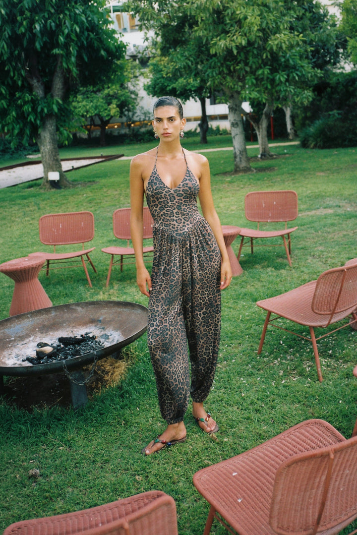 Core Leopard Jumpsuit