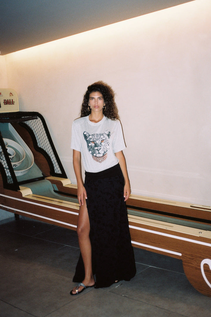 Prado Black Maxi Skirt