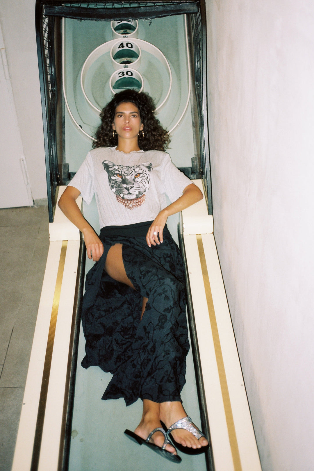 Prado Black Maxi Skirt