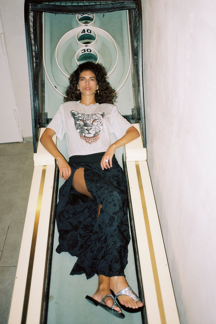 Prado Black Maxi Skirt
