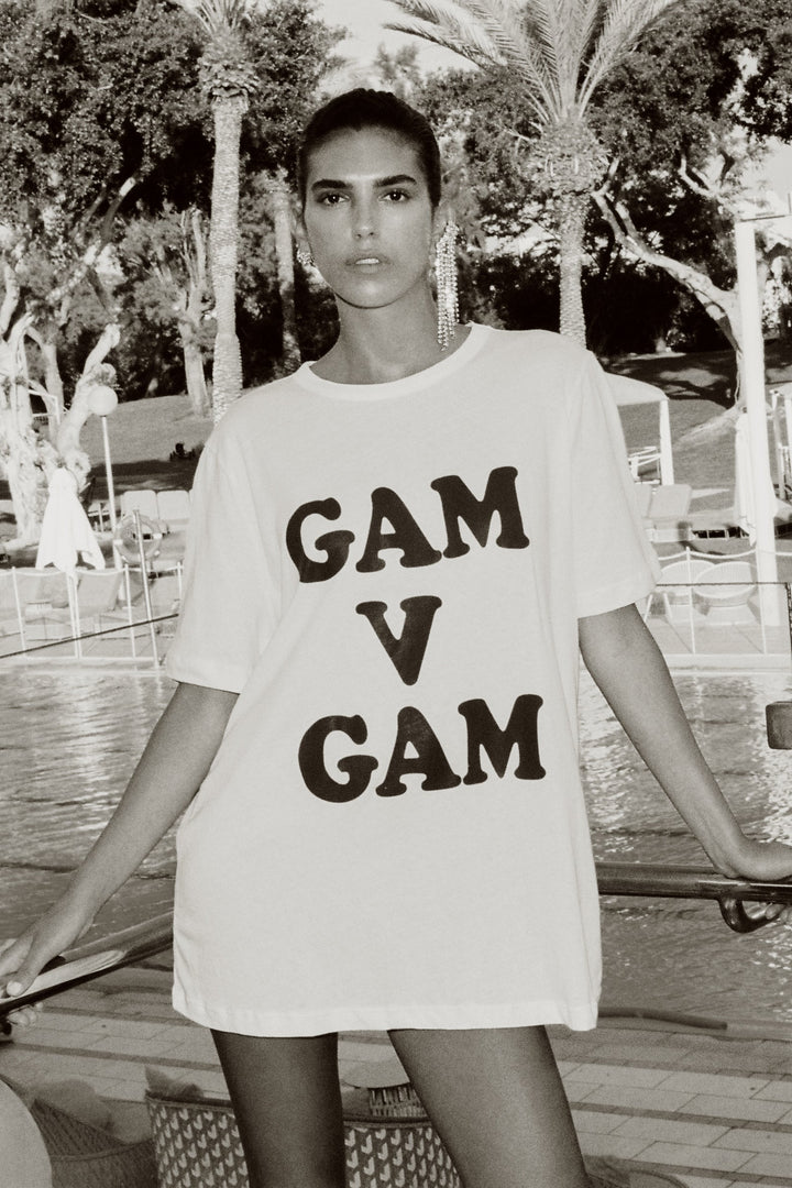 Gam V Gam Cream T-Shirt