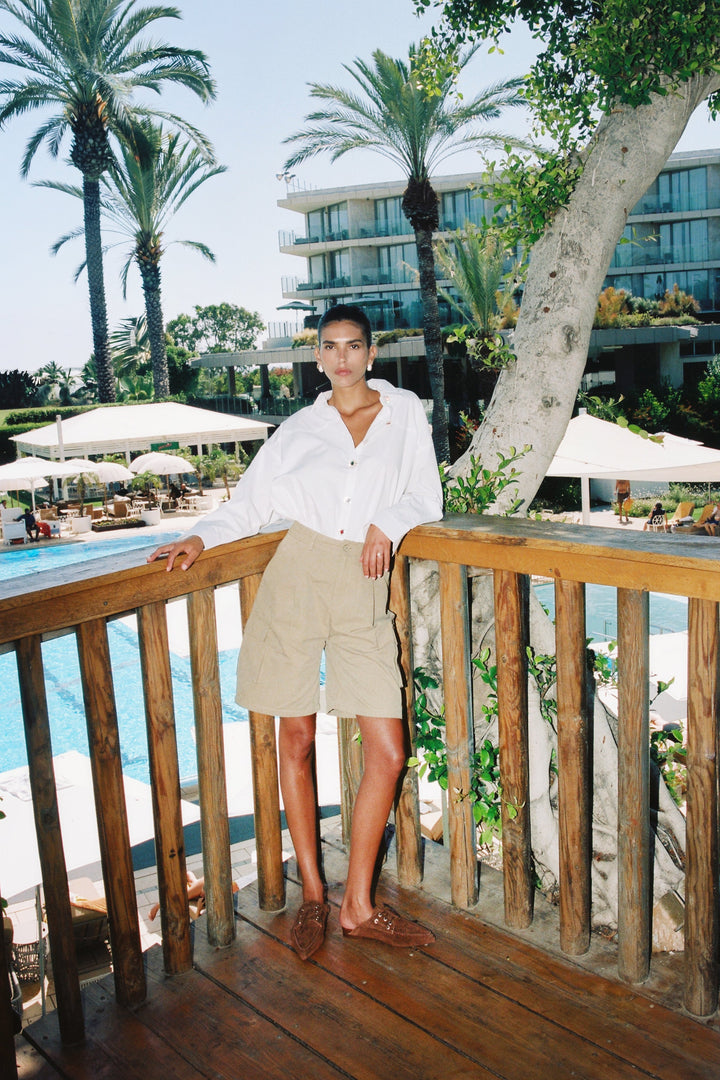 Synergy White Buttoned Shirt