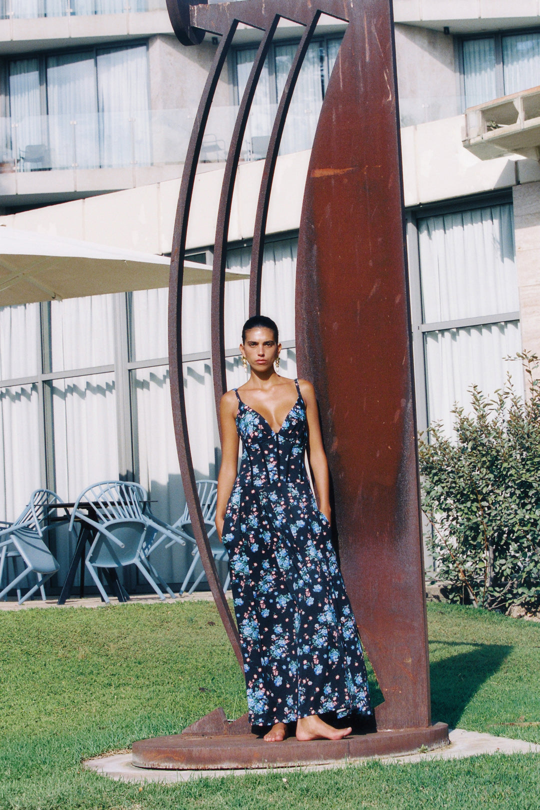 Sunray Black Dress