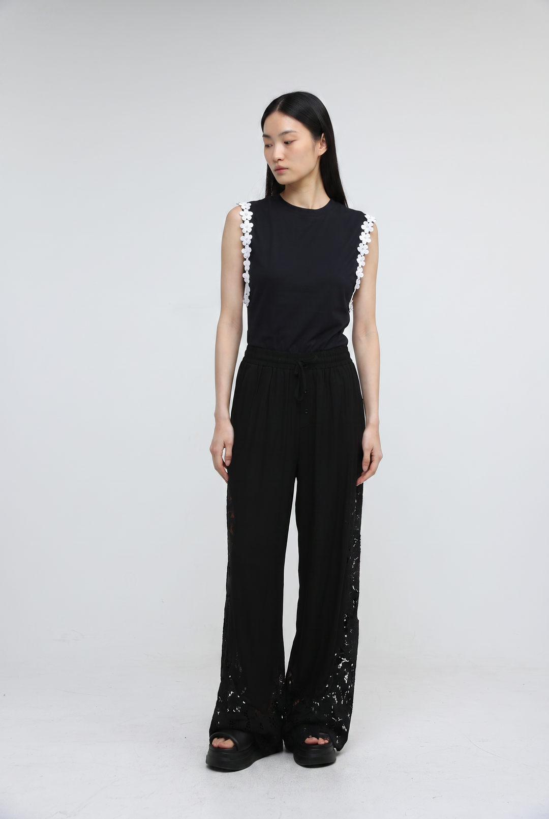 Wisteria Black Bodysuit