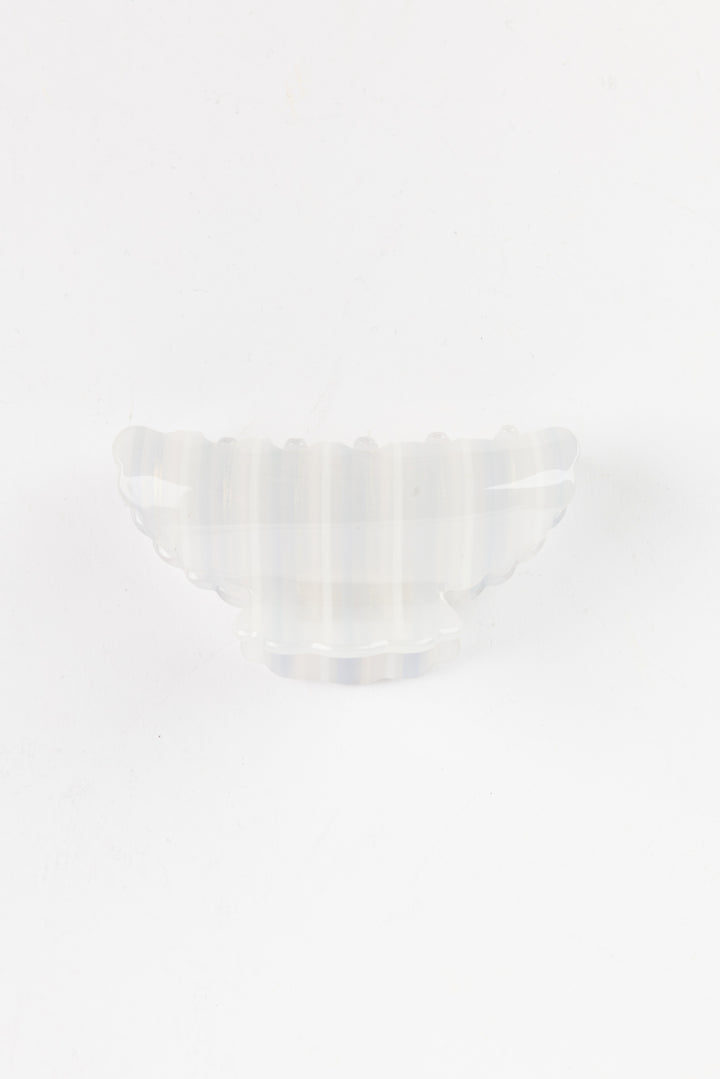 Lilac Striped Hair Clip