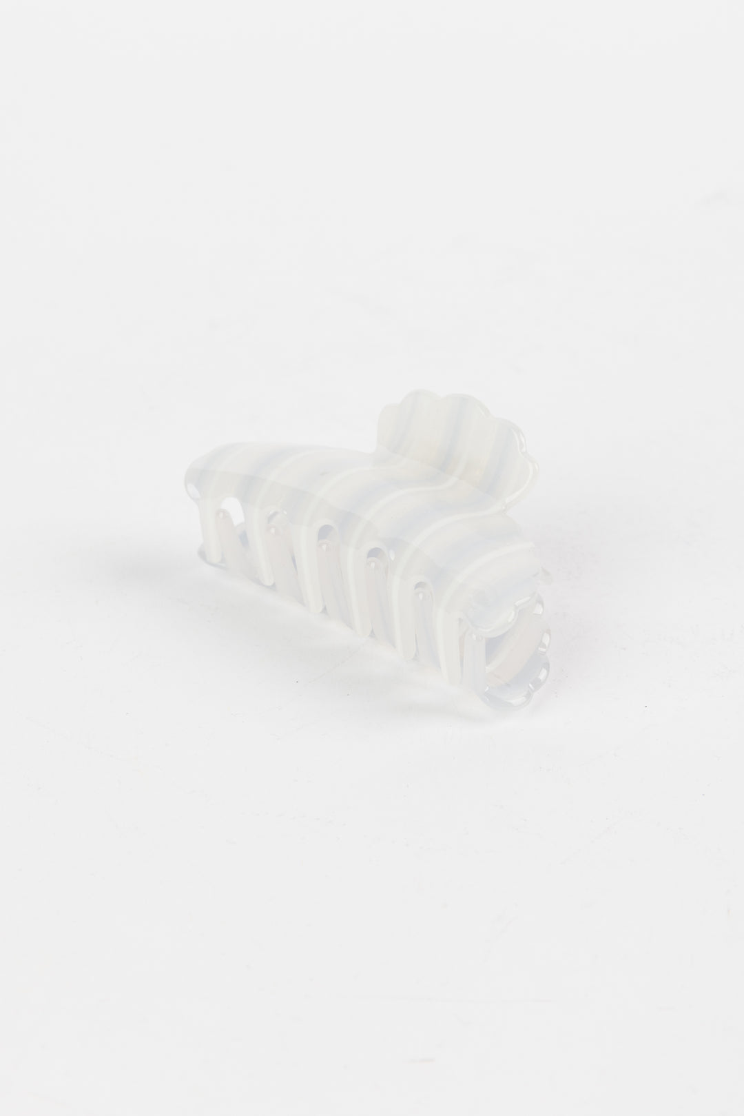 Lilac Striped Hair Clip