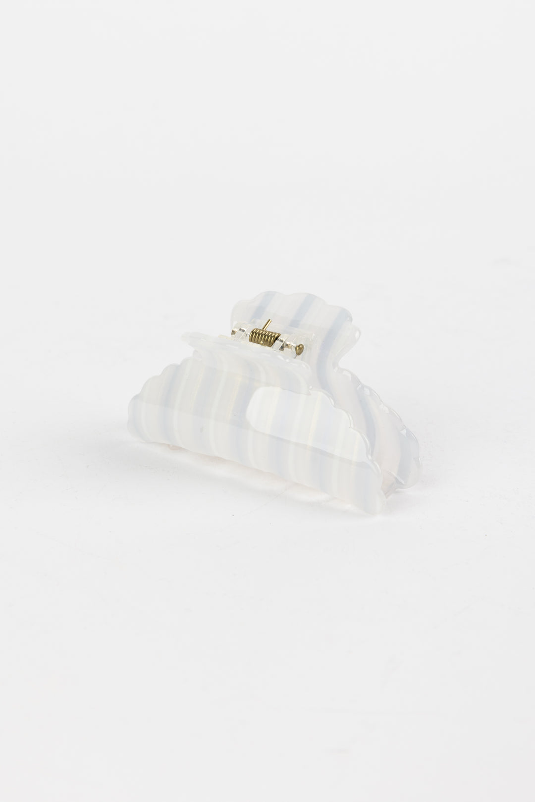 Lilac Striped Hair Clip