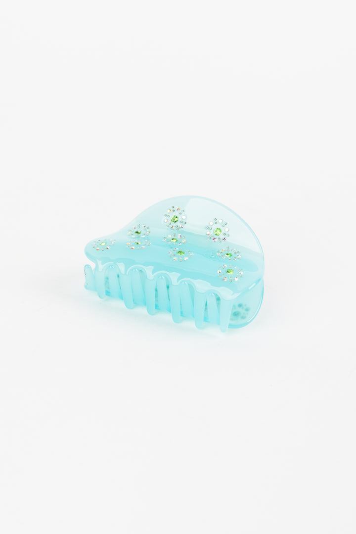 Gems Sky Blue Hair Clip
