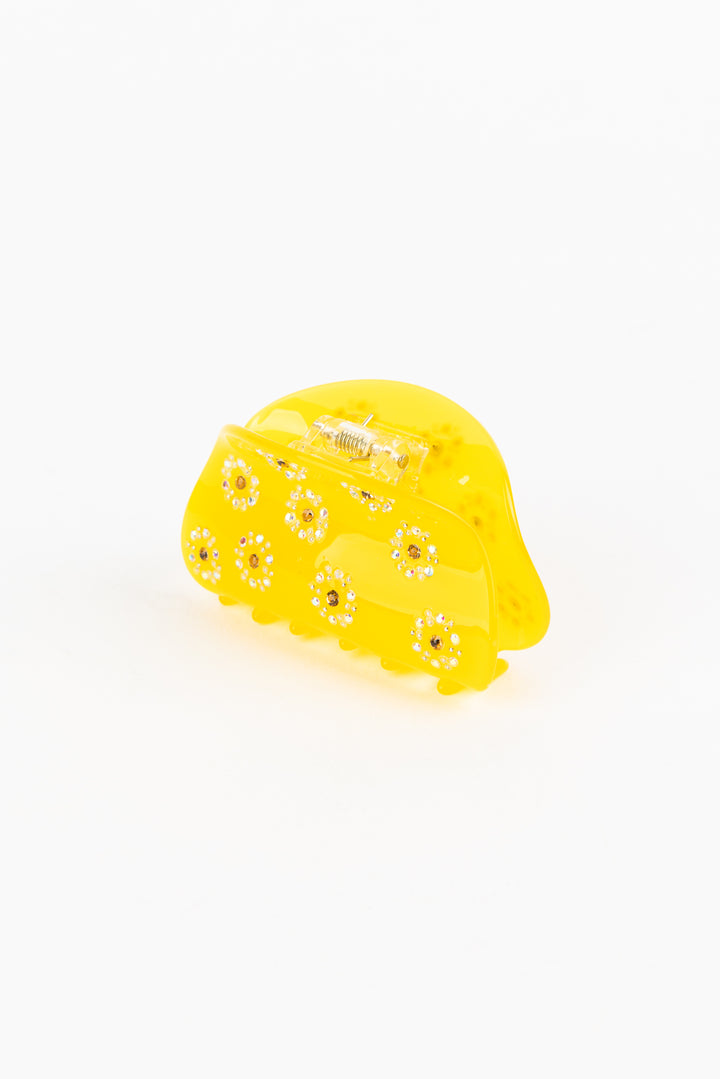 Gems Yellow Hair Clip