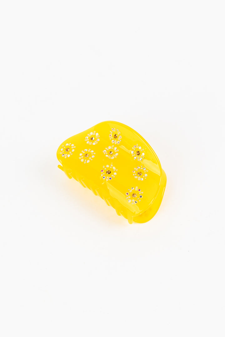 Gems Yellow Hair Clip