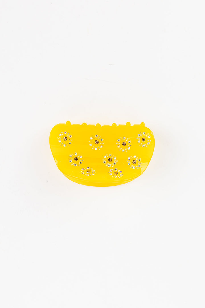 Gems Yellow Hair Clip