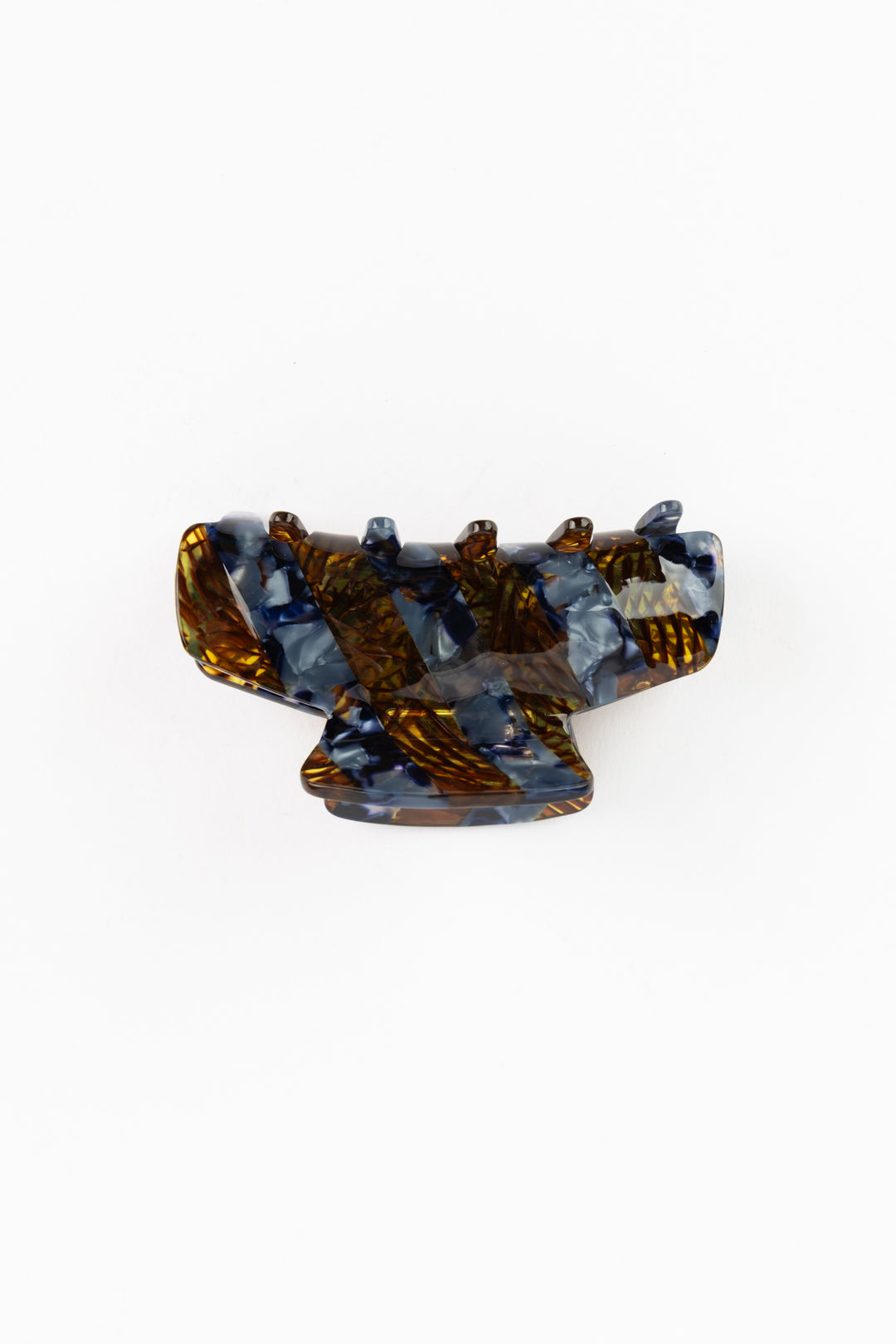 Marbled Brown Hair Clip