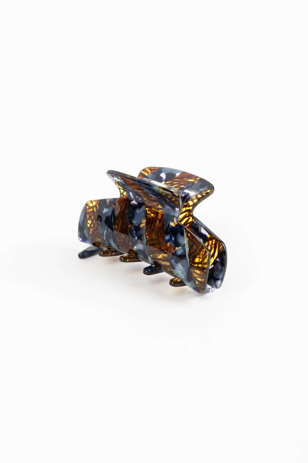 Marbled Brown Hair Clip