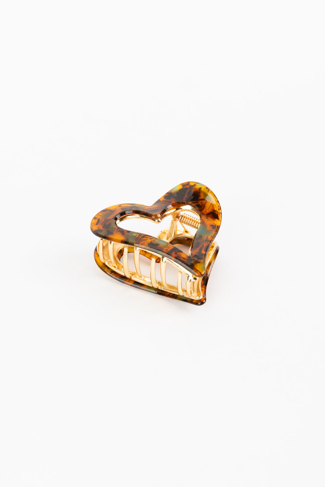 Heart Leopard Hair Clip